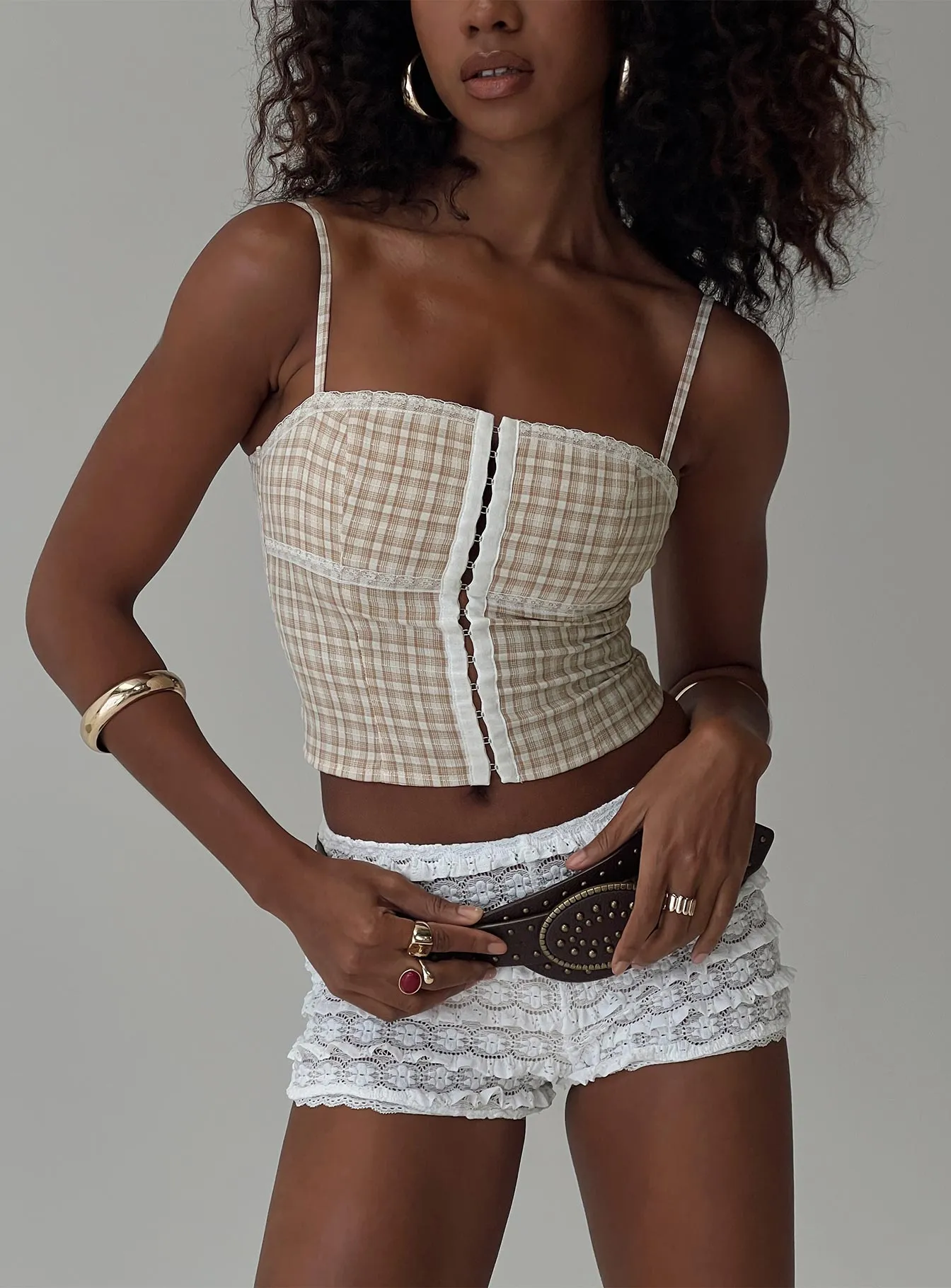 Amaryllis Top Beige sold by Princess Polly