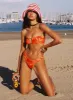 Calbira Cheeky Bikini Bottoms Orange Floral sold by Princess Polly