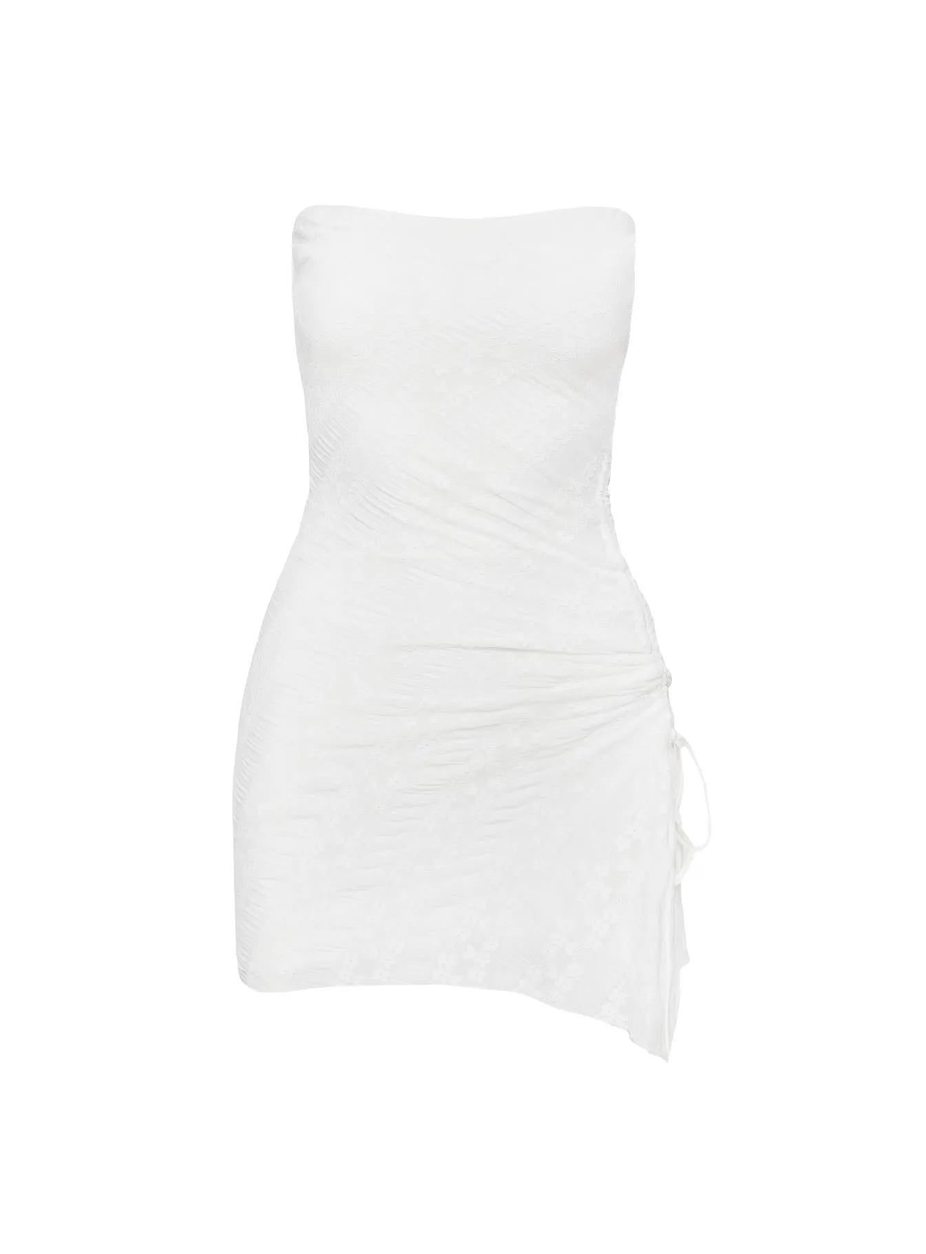 Donelli Lace Mini Dress White sold by Princess Polly product image thumbnail 5