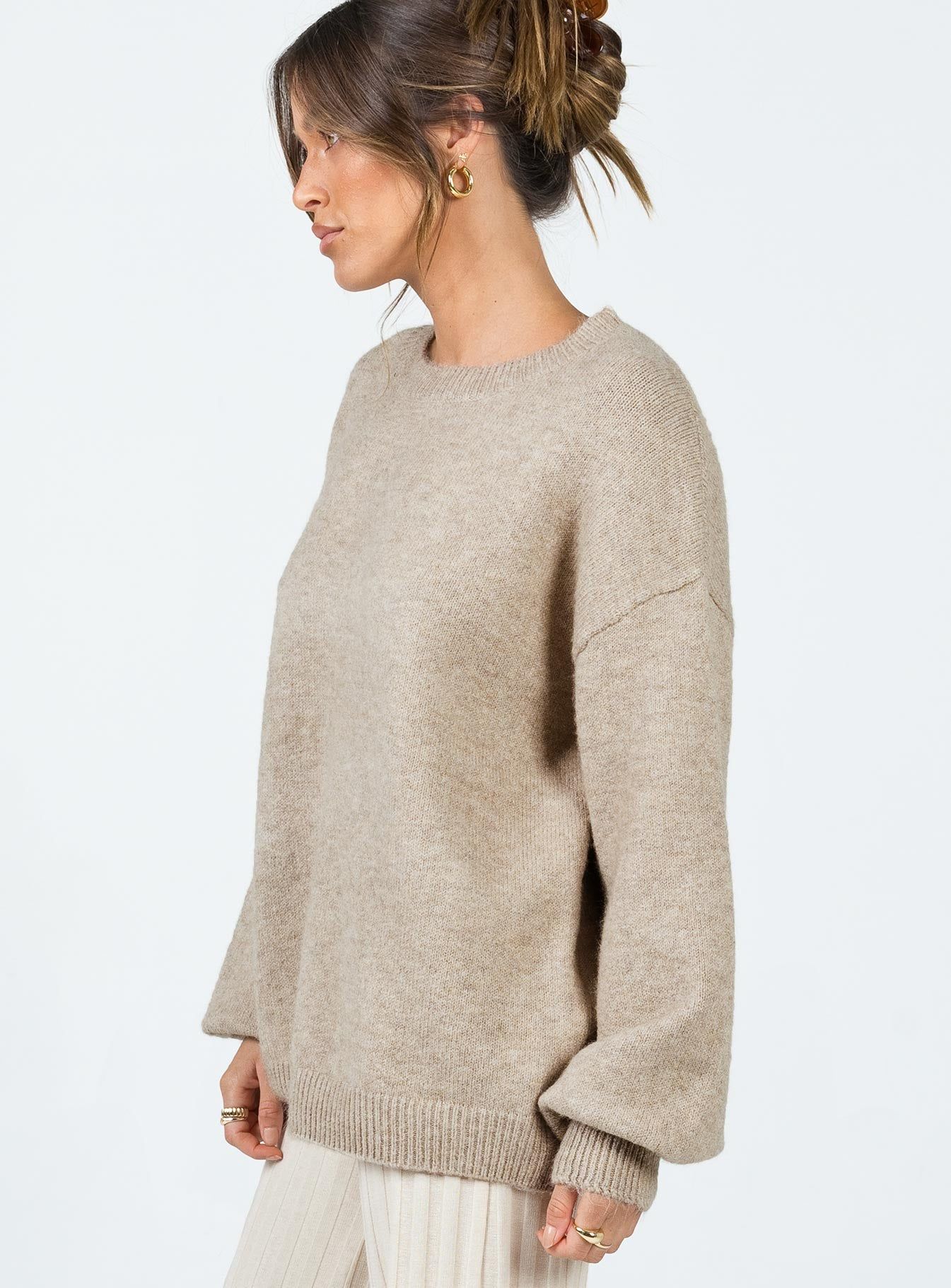 Ryanna Sweater Beige sold by Princess Polly product image thumbnail 4