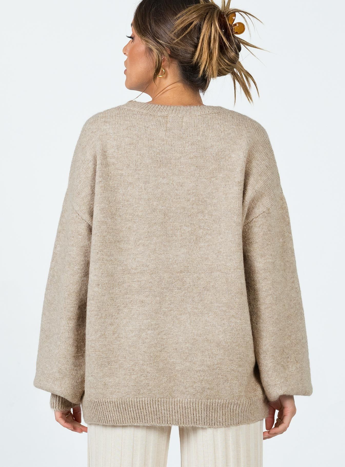 Ryanna Sweater Beige sold by Princess Polly product image thumbnail 5