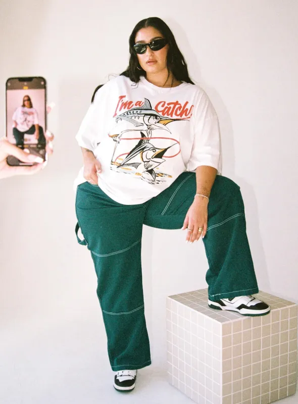 Copeland Jeans Green Curve sold by Princess Polly