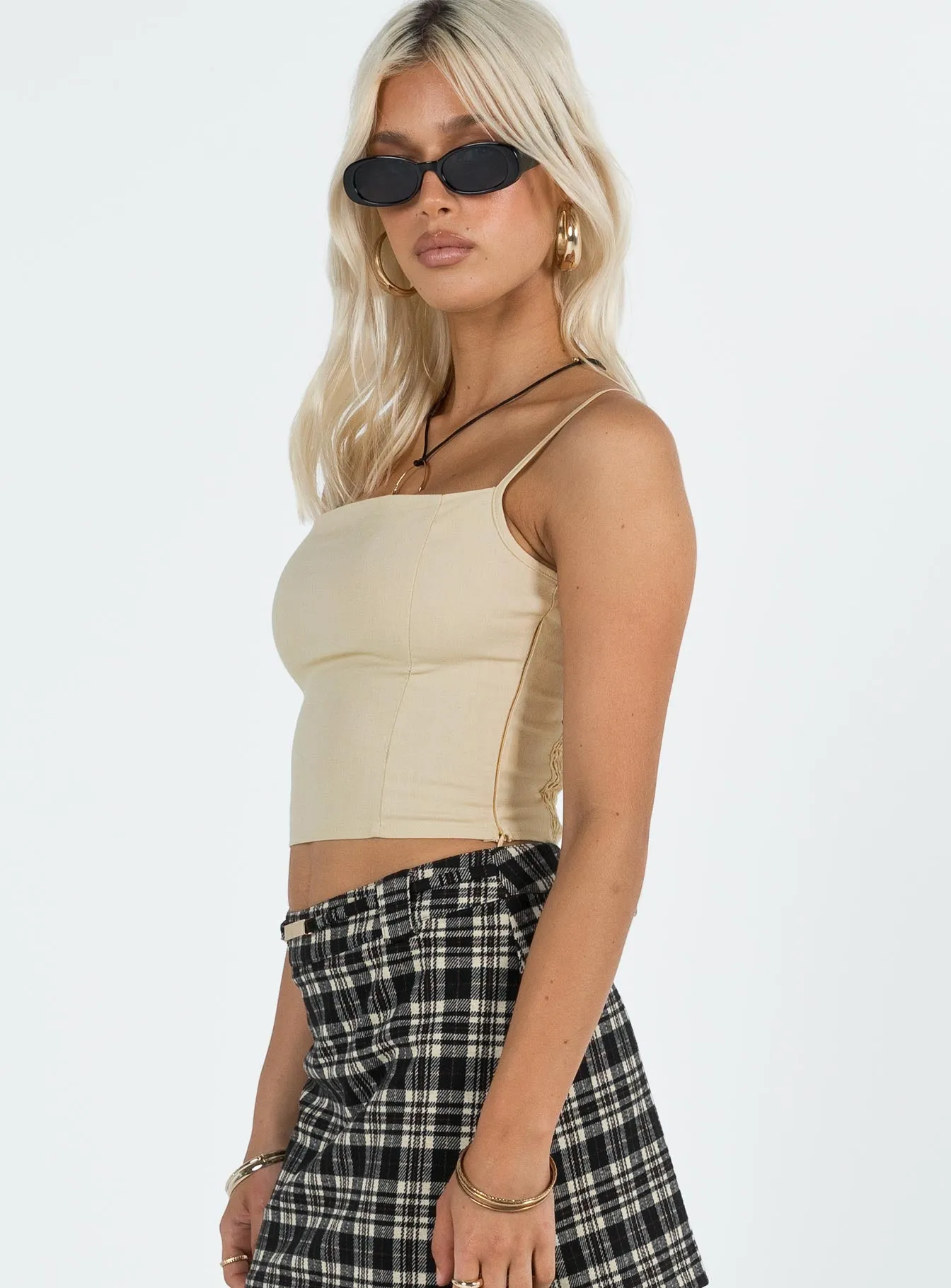 Virtue Top Beige sold by Princess Polly product image thumbnail 3