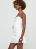Bradwell Strapless Mini Dress White sold by Princess Polly
