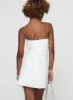Bradwell Strapless Mini Dress White sold by Princess Polly