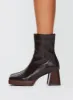 Kyleigh Boots Brown sold by Princess Polly