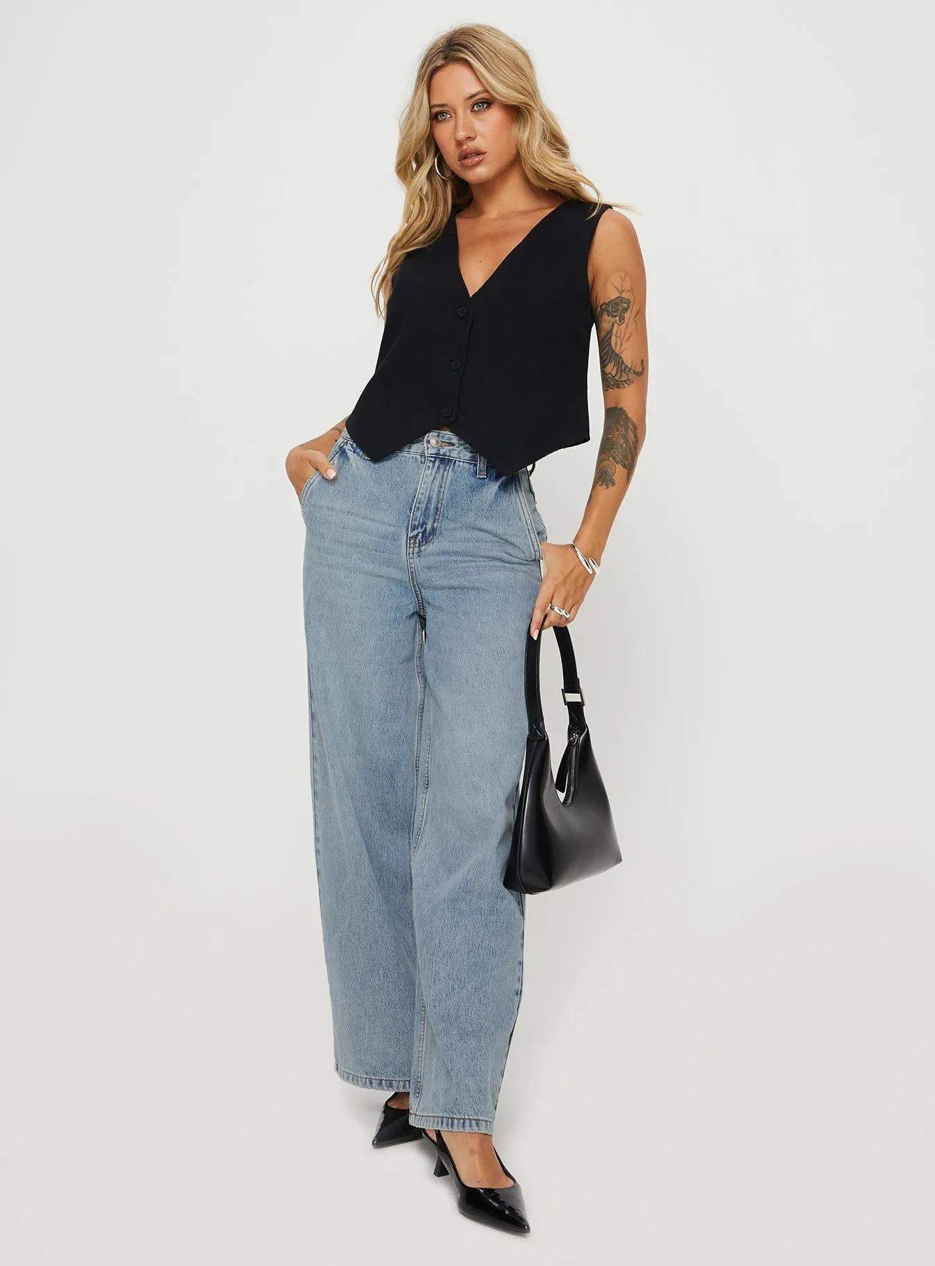 Leo Vest Black sold by Princess Polly product image thumbnail 3