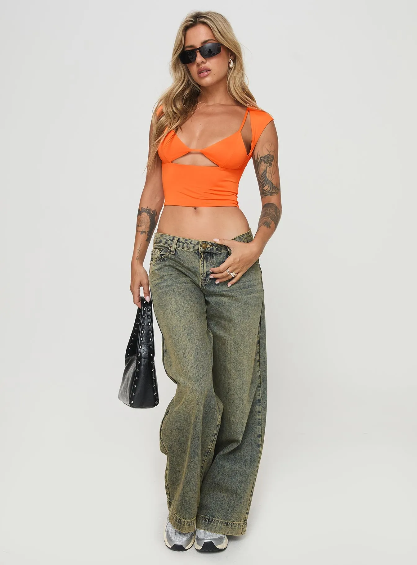 Bolden Top Orange sold by Princess Polly product image thumbnail 2