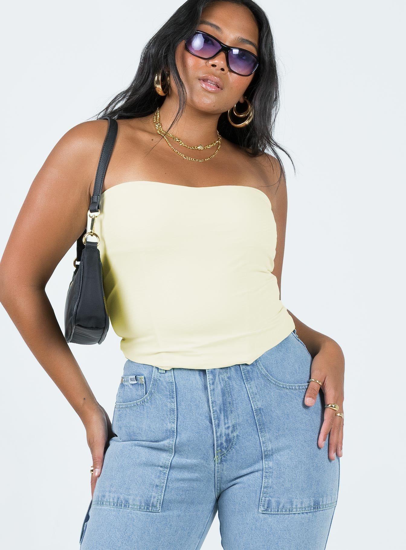 Carta Tube Corset Top Yellow sold by Princess Polly product image thumbnail 2