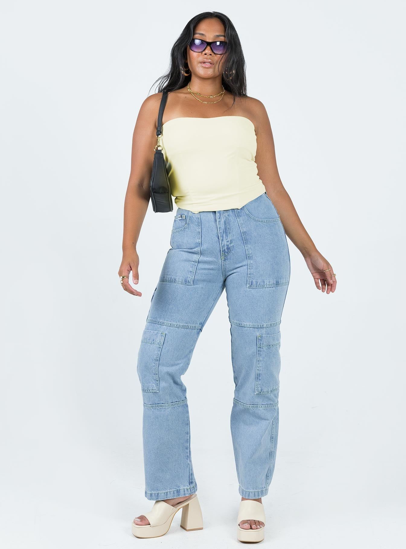 Carta Tube Corset Top Yellow sold by Princess Polly product image thumbnail 3