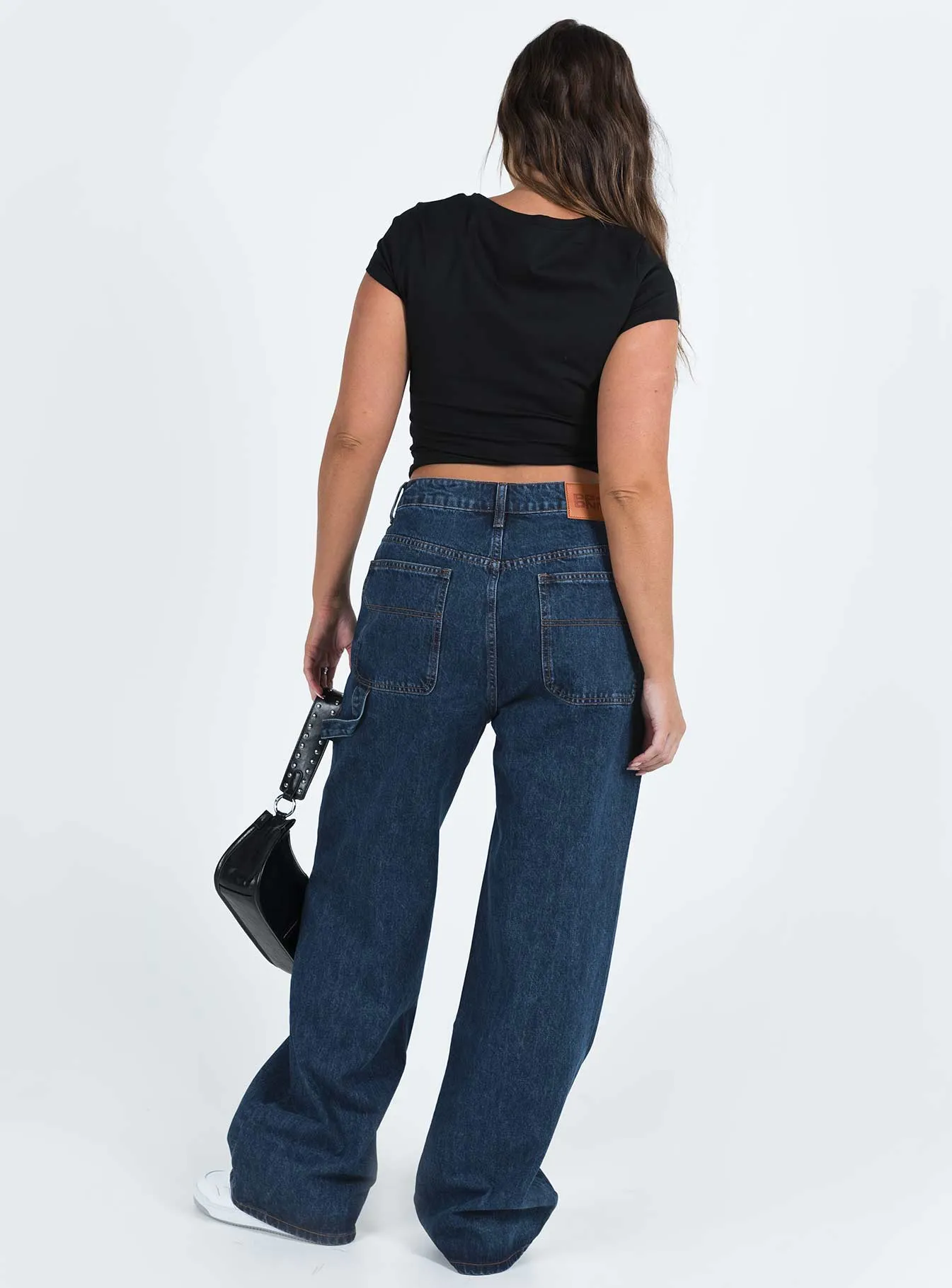 Hambleton Jeans Dark Wash Denim sold by Princess Polly product image thumbnail 5