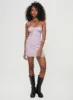 Acer Mini Dress Purple Floral sold by Princess Polly