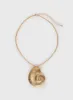 Bucatini Shell Necklace Gold sold by Princess Polly