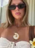 Bucatini Shell Necklace Gold sold by Princess Polly