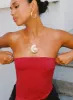 Bucatini Shell Necklace Gold sold by Princess Polly