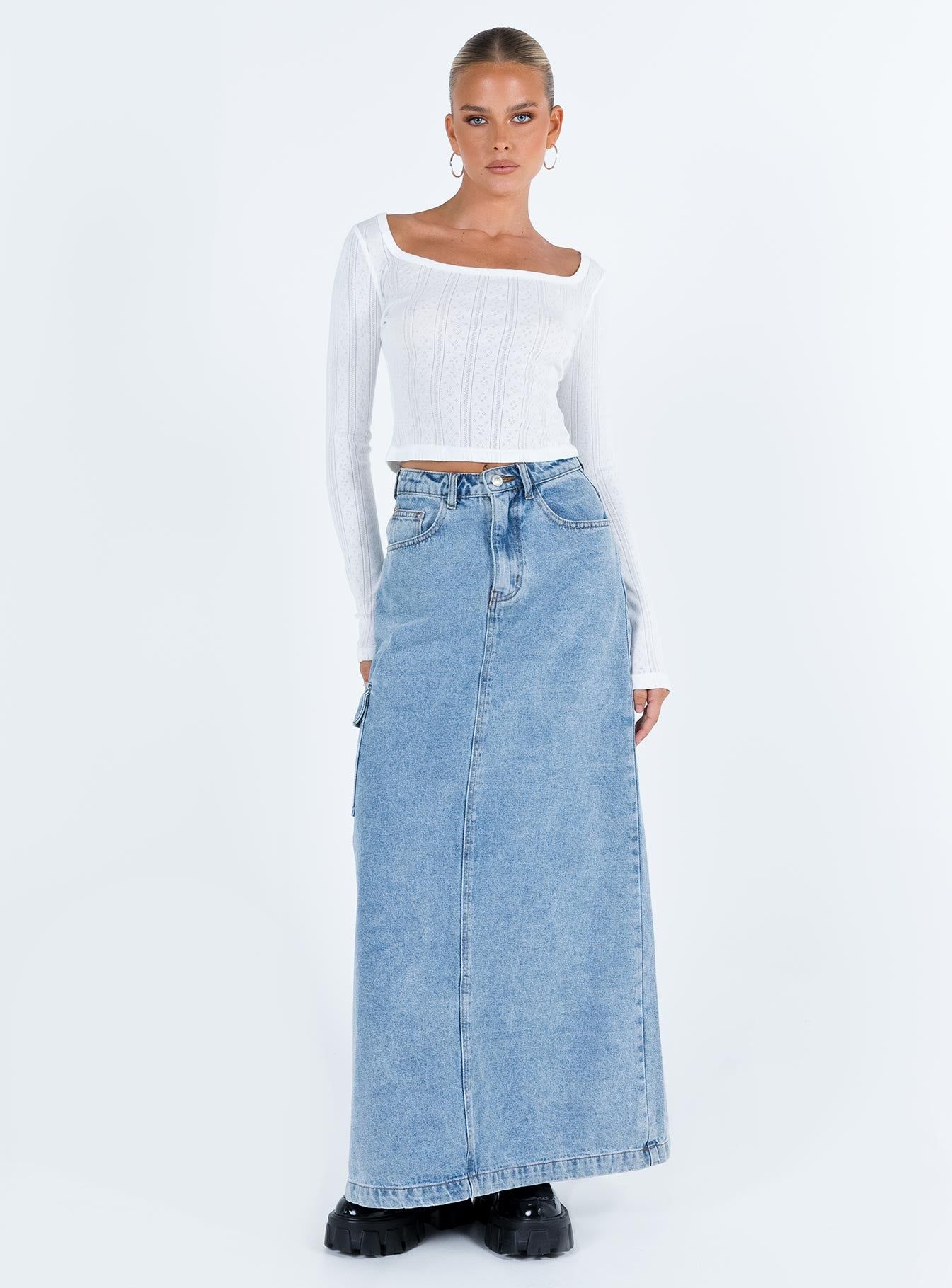 Parklane Long Sleeve Top White sold by Princess Polly product image thumbnail 3