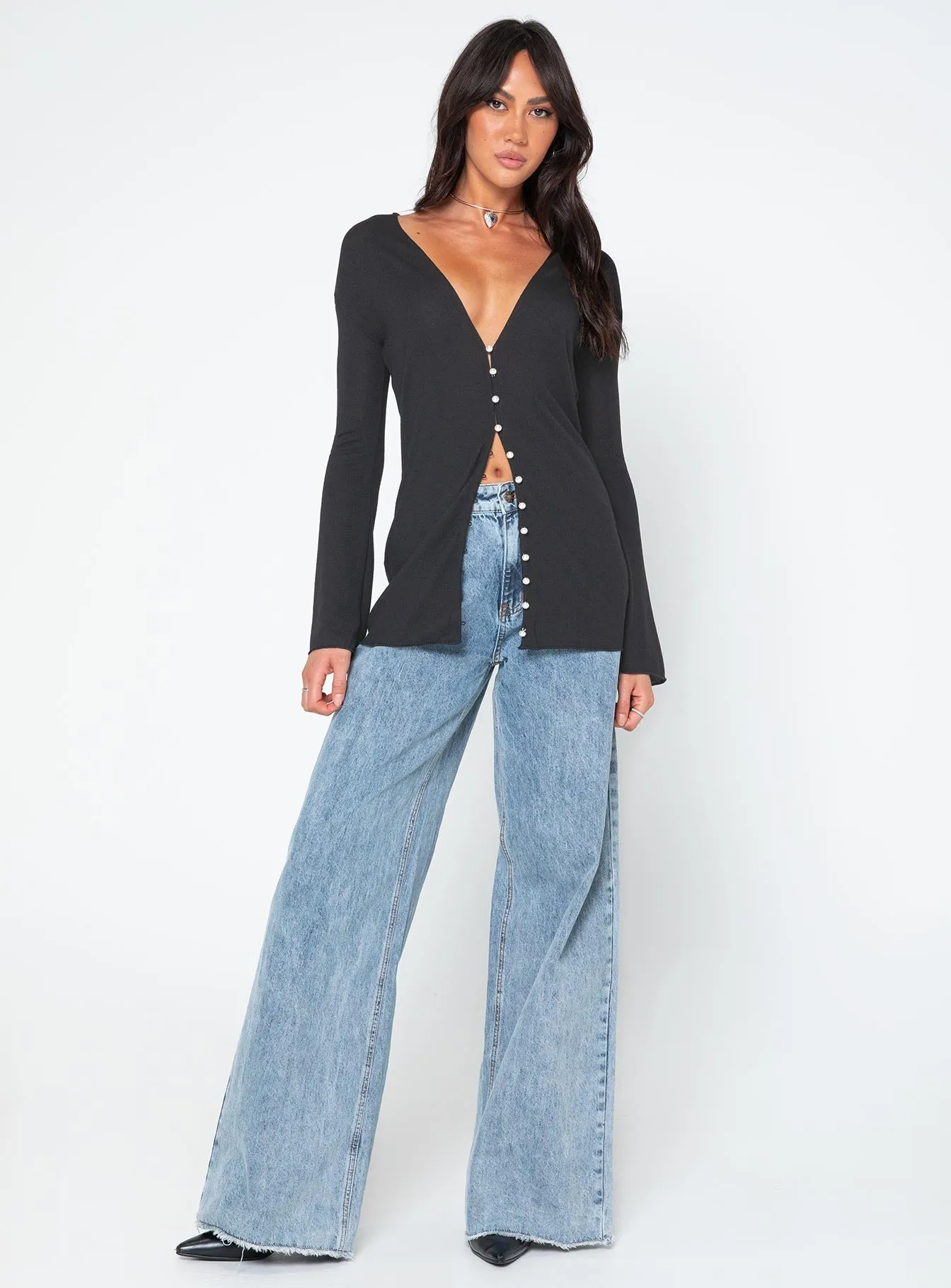 Macy Cardigan Black sold by Princess Polly product image thumbnail 3