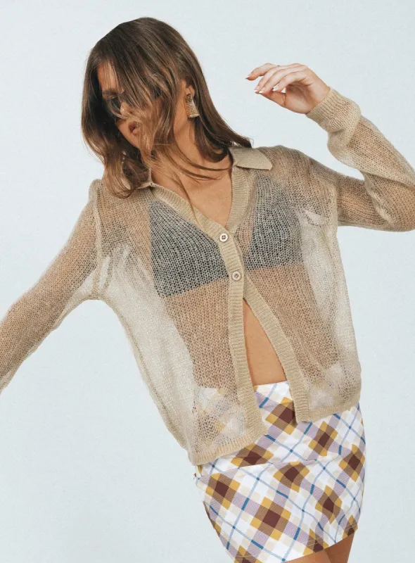 Mariam Shirt Cream sold by Princess Polly