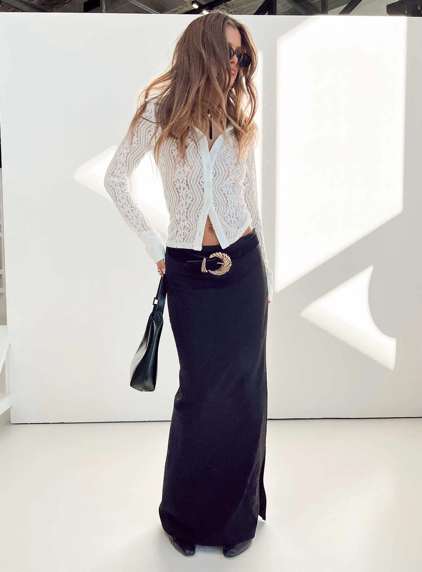 Dellini Long Sleeve Top White sold by Princess Polly product image thumbnail 2