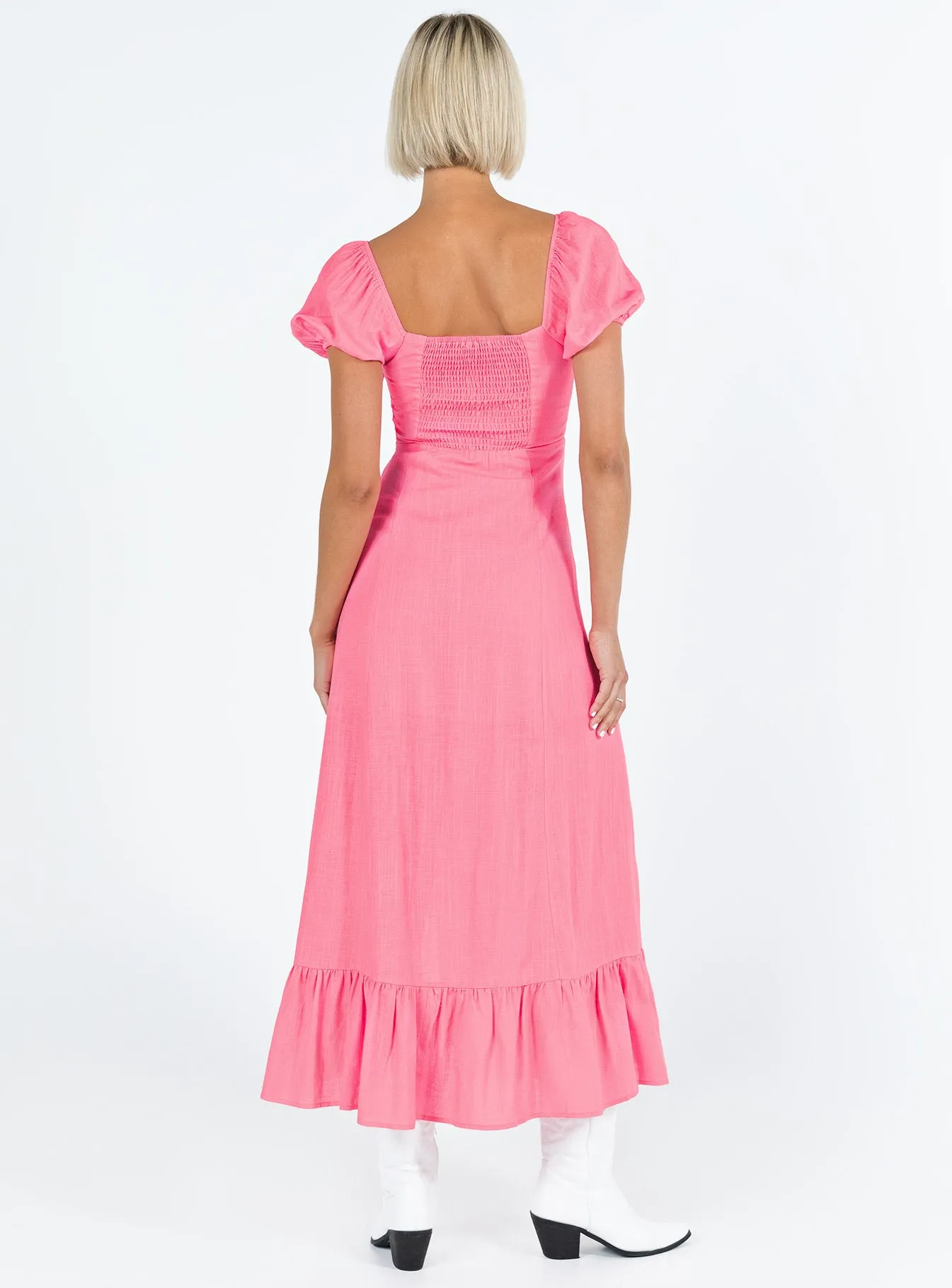 Zella Midi Dress Pink sold by Princess Polly product image thumbnail 5