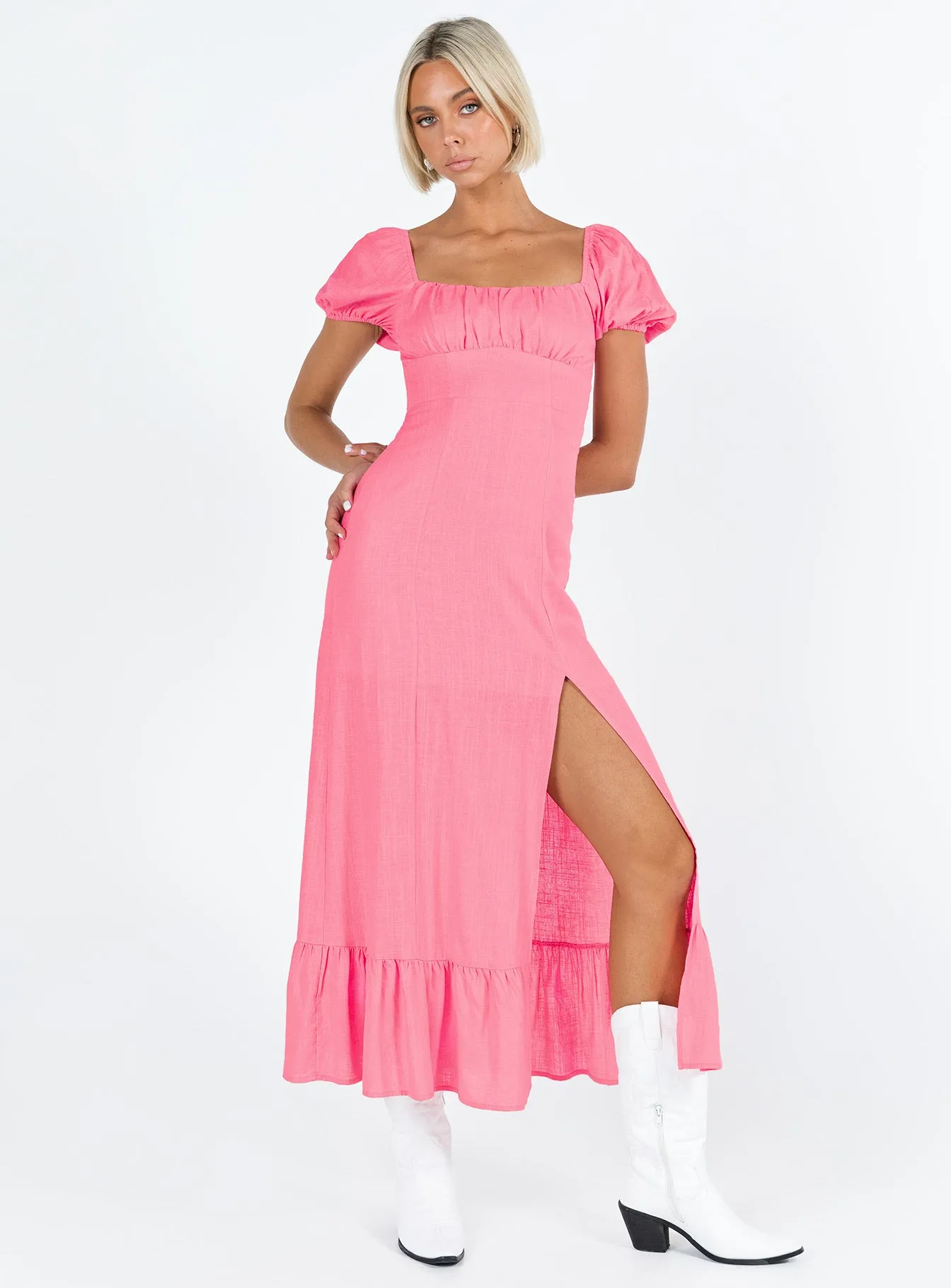 Zella Midi Dress Pink sold by Princess Polly product image thumbnail 2