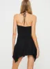 Malas Halter Mini Dress Black sold by Princess Polly