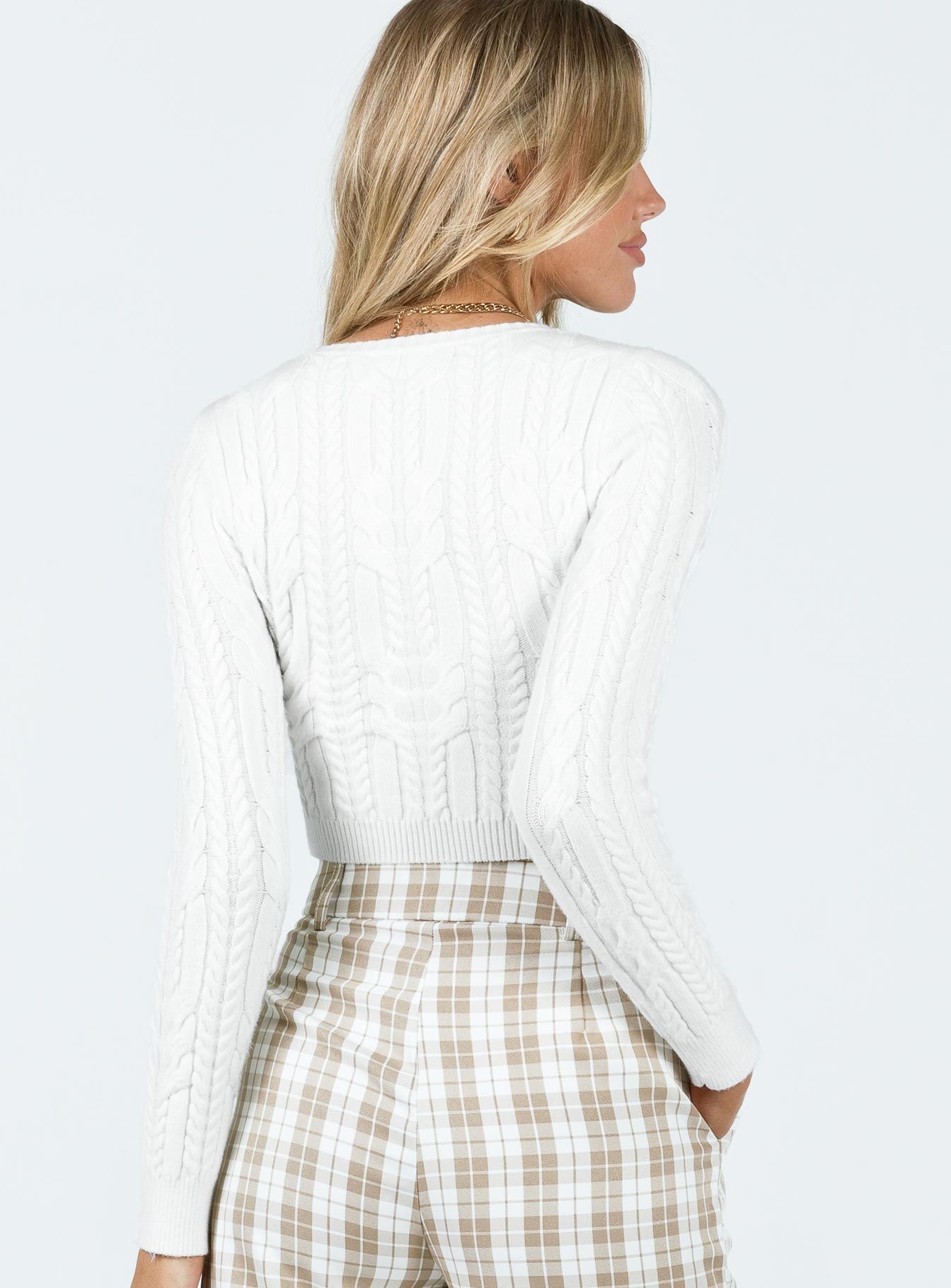 Mccarthy Sweater White sold by Princess Polly product image thumbnail 5