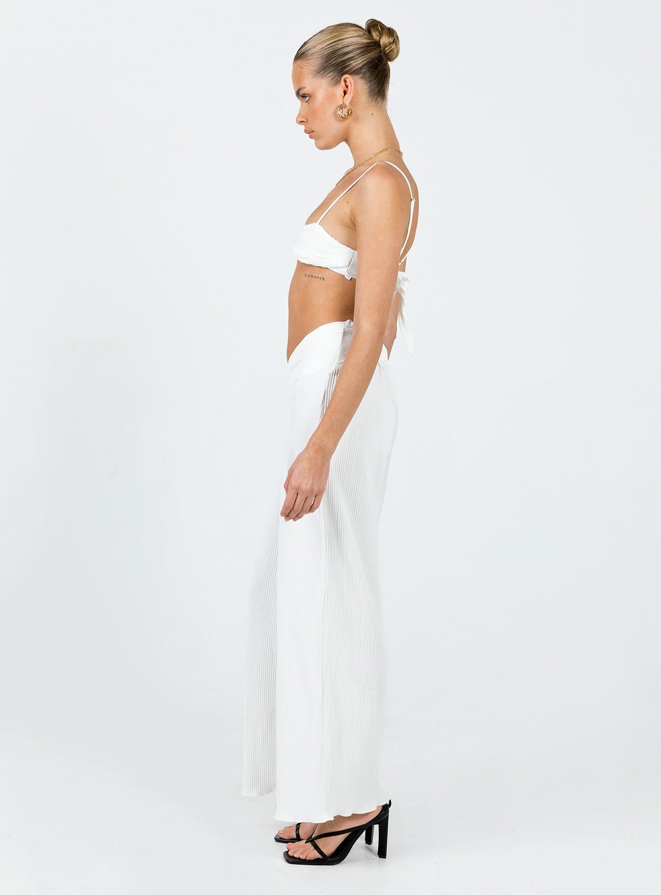 Mathea Plisse Pants Ivory sold by Princess Polly product image thumbnail 4