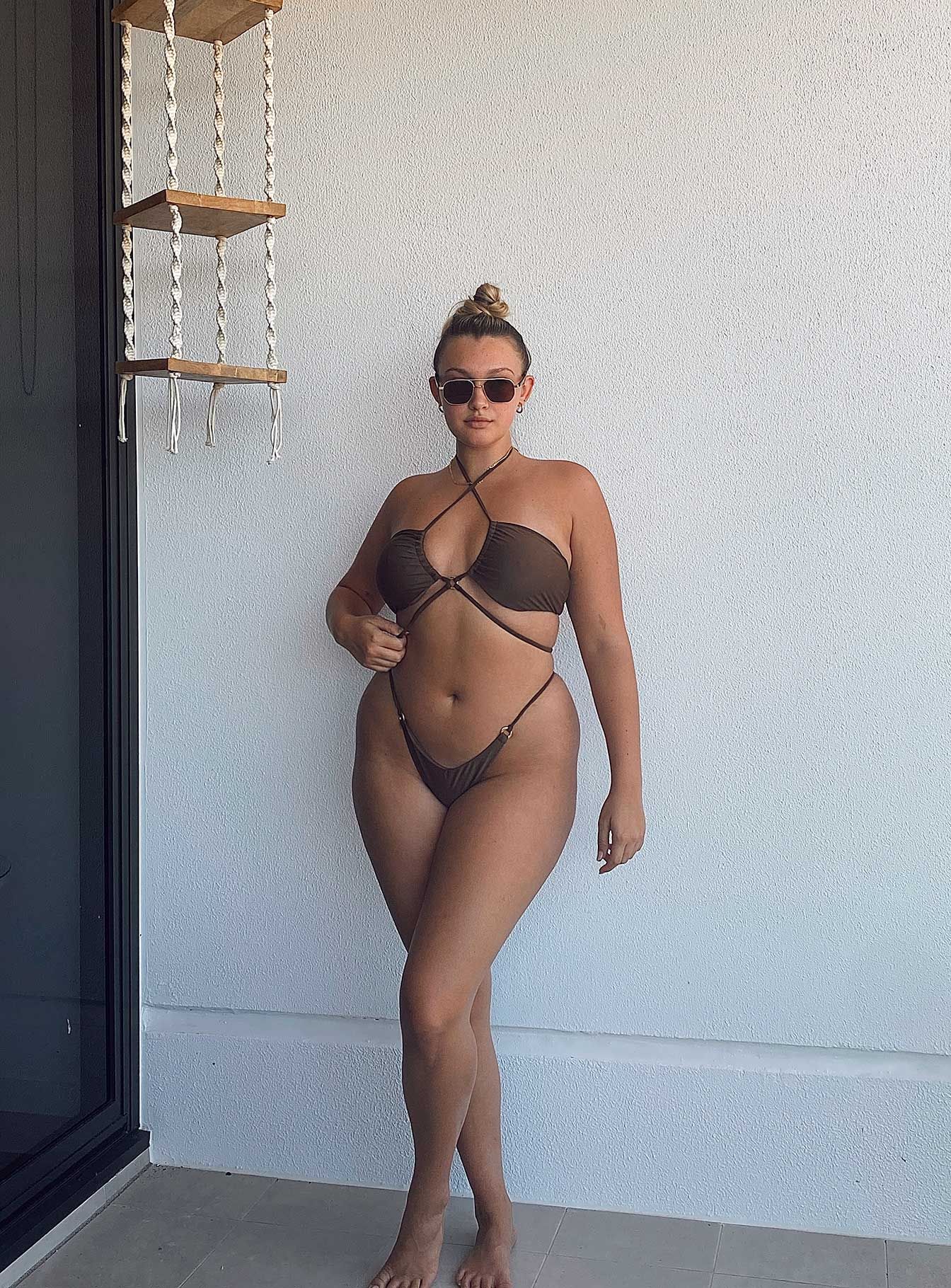 Christina Bikini Top Brown sold by Princess Polly product image thumbnail 2