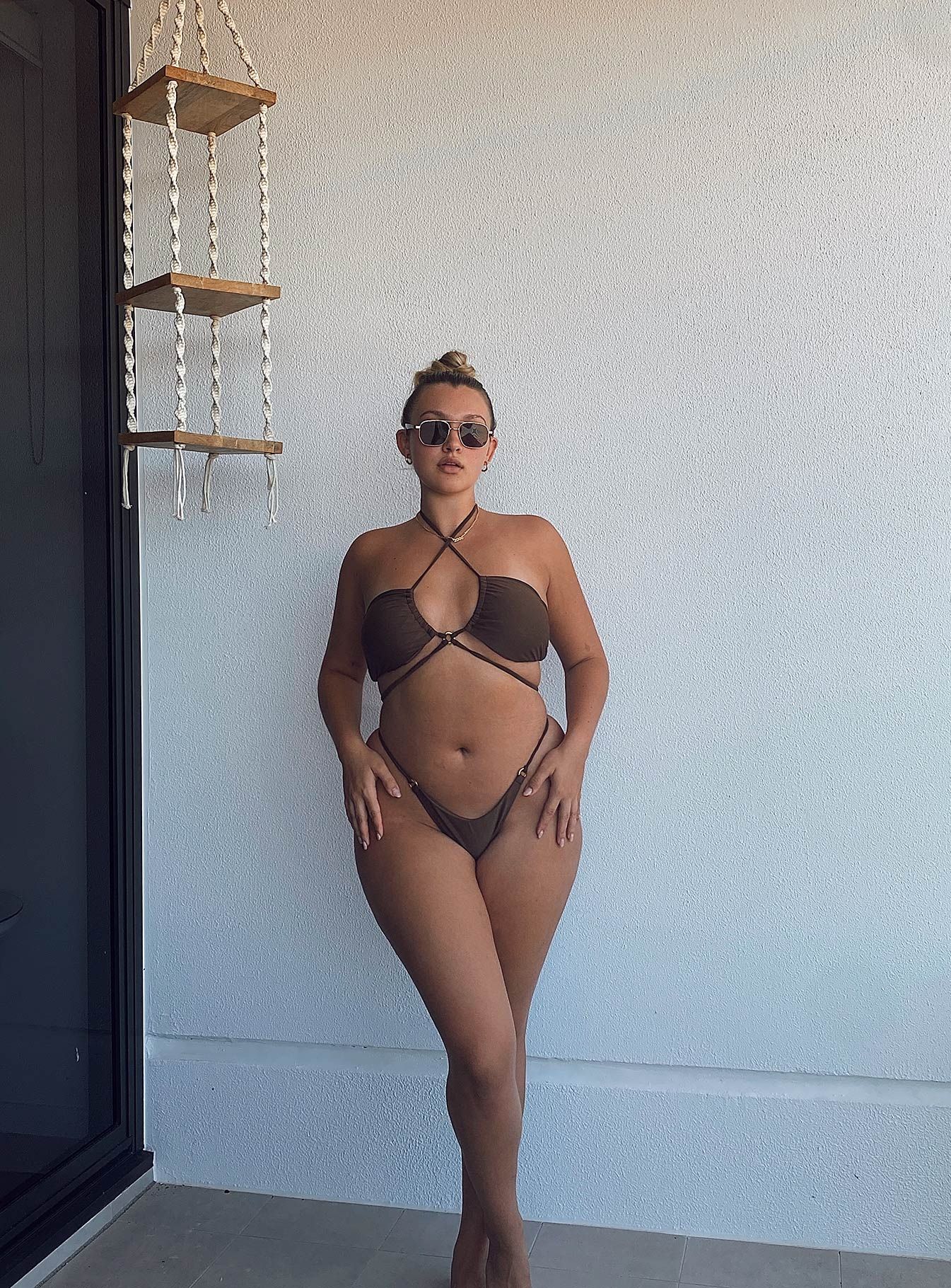 Christina Bikini Top Brown sold by Princess Polly product image thumbnail 4