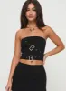 Haliman Strapless Top Black sold by Princess Polly
