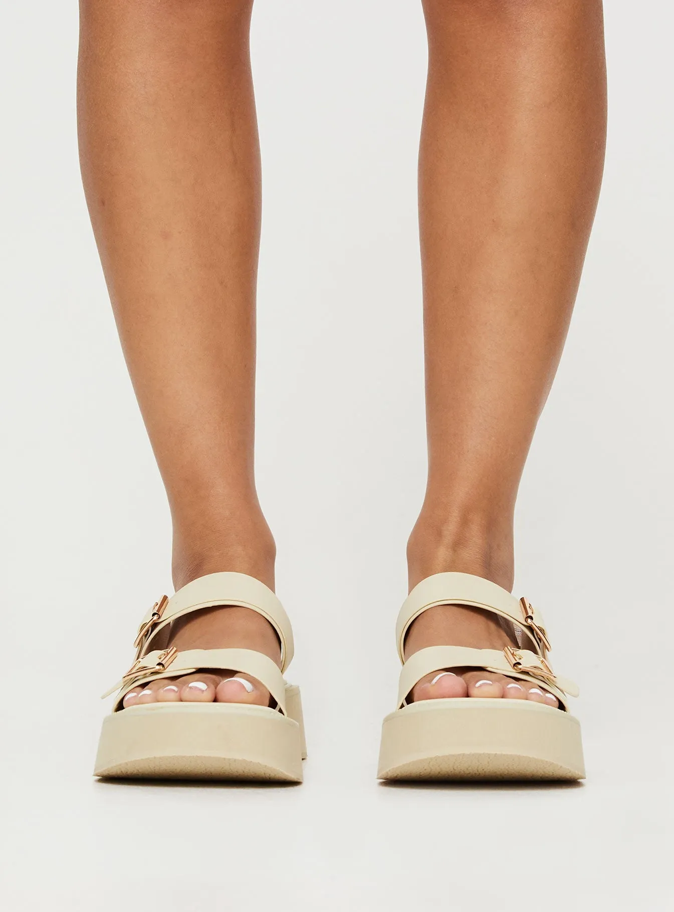 Aja Sandals Cream sold by Princess Polly product image thumbnail 2