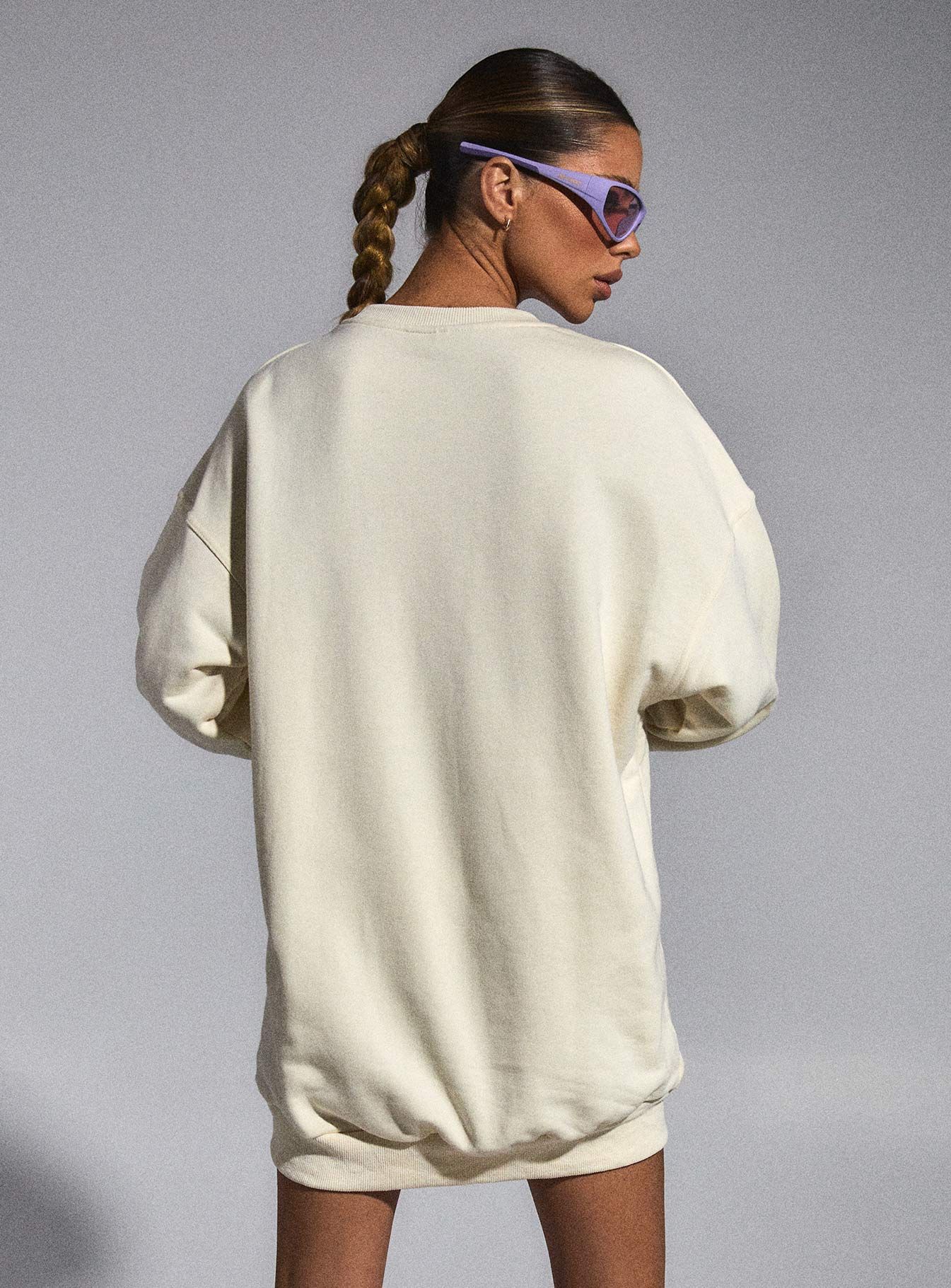 JGR & STN Mode Sweatshirt Ivory sold by Princess Polly product image thumbnail 5