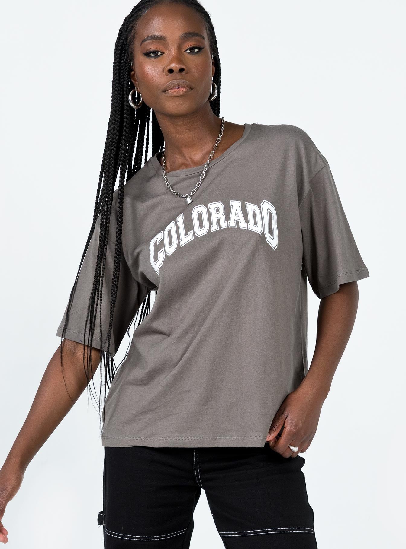 Colorado Graphic Tee Grey sold by Princess Polly product image thumbnail 2