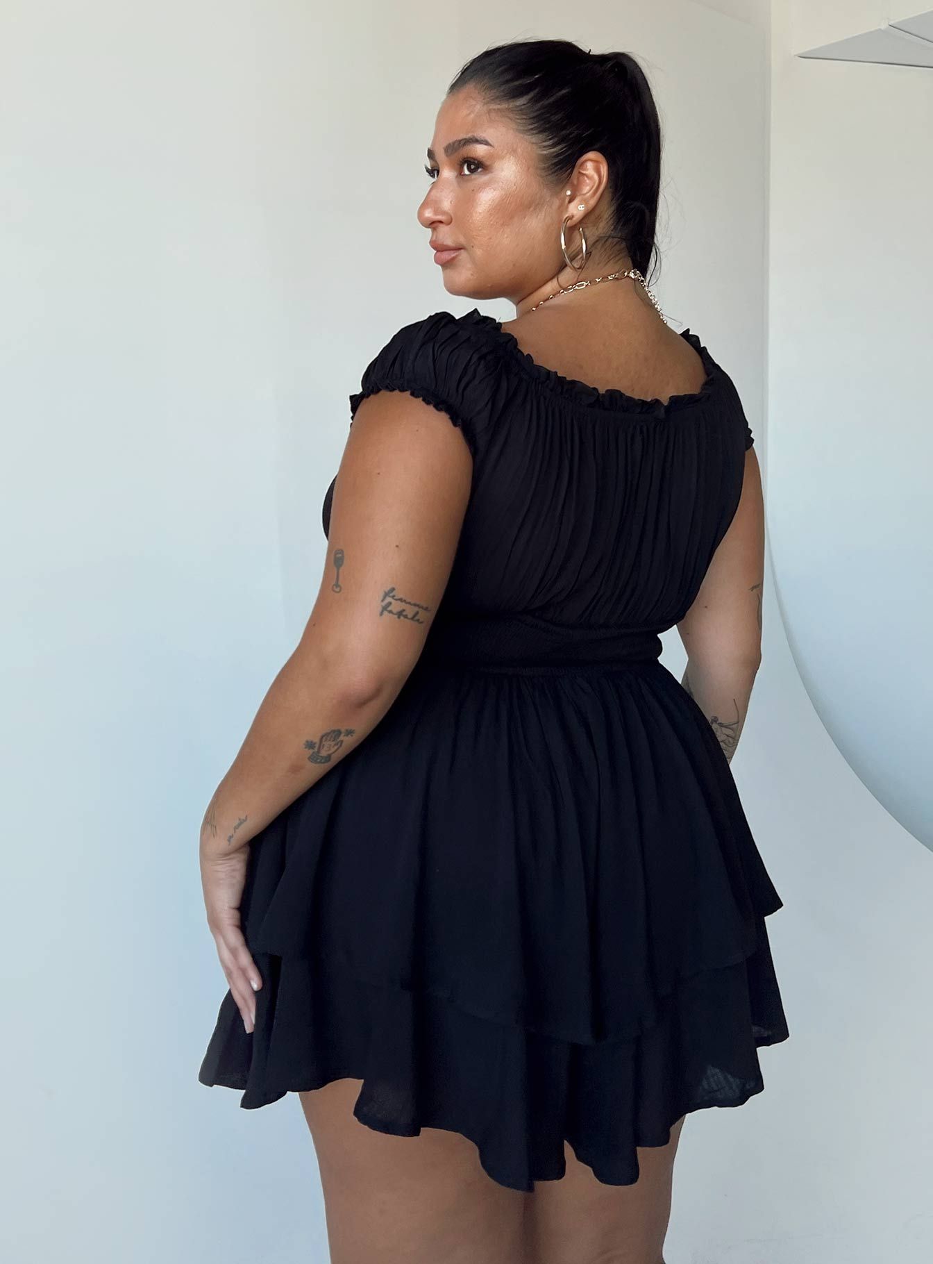 Tahiti Romper Black Curve sold by Princess Polly product image thumbnail 4