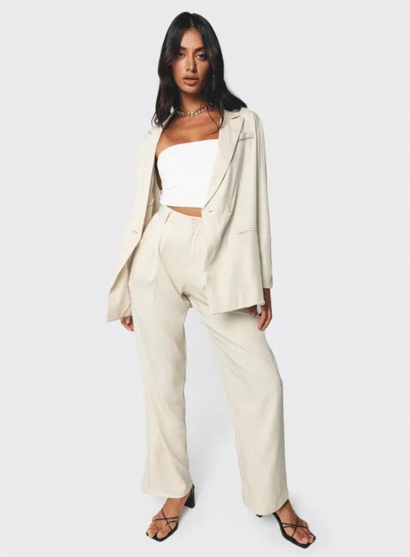 Deagon Pants Cream sold by Princess Polly