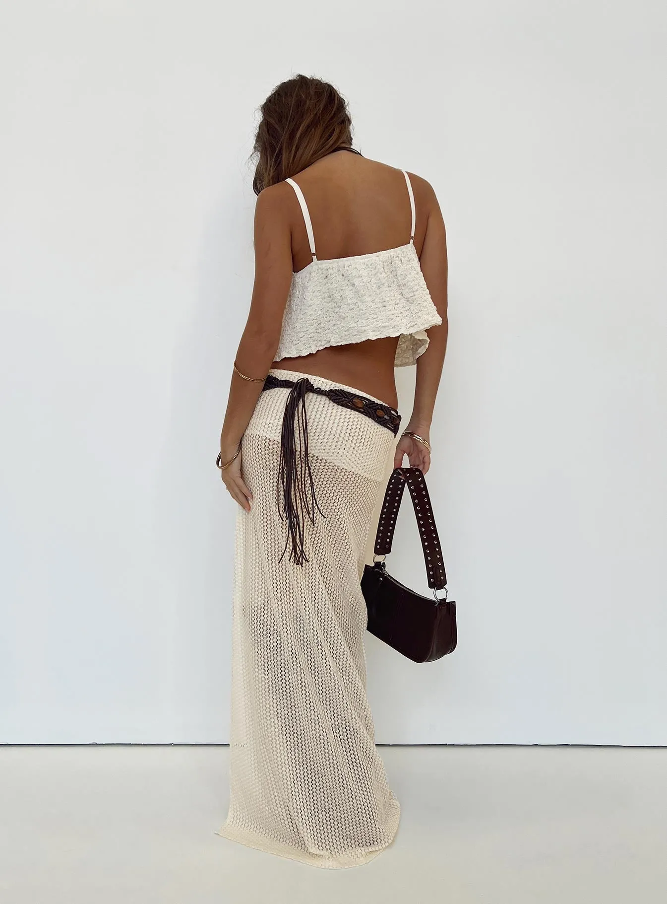 Ghauri Maxi Skirt Cream sold by Princess Polly product image thumbnail 2