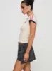 Karki Low Waist Mini Skort Charcoal sold by Princess Polly