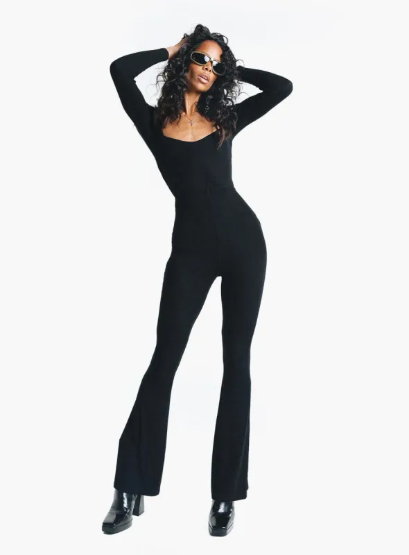 Devera Jumpsuit Black sold by Princess Polly