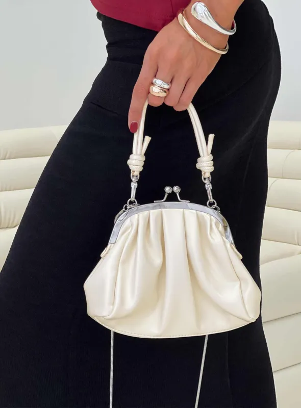 Ezequiel Clutch White sold by Princess Polly