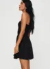 Rashida Strapless Mini Dress Black sold by Princess Polly
