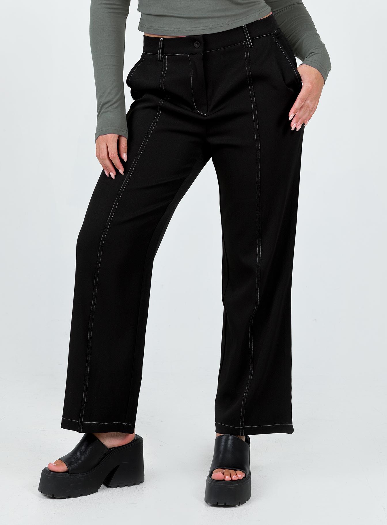 Karema Pants Black sold by Princess Polly product image thumbnail 2