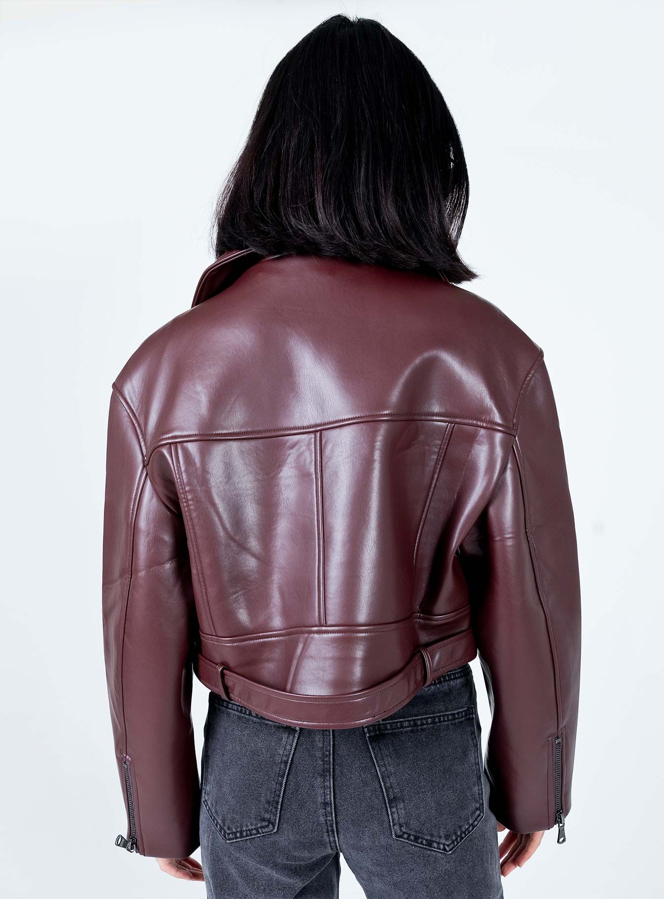 Staten Island Jacket Mulberry sold by Princess Polly product image thumbnail 5