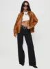 Kenny Bomber Jacket Tan sold by Princess Polly