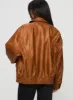 Kenny Bomber Jacket Tan sold by Princess Polly