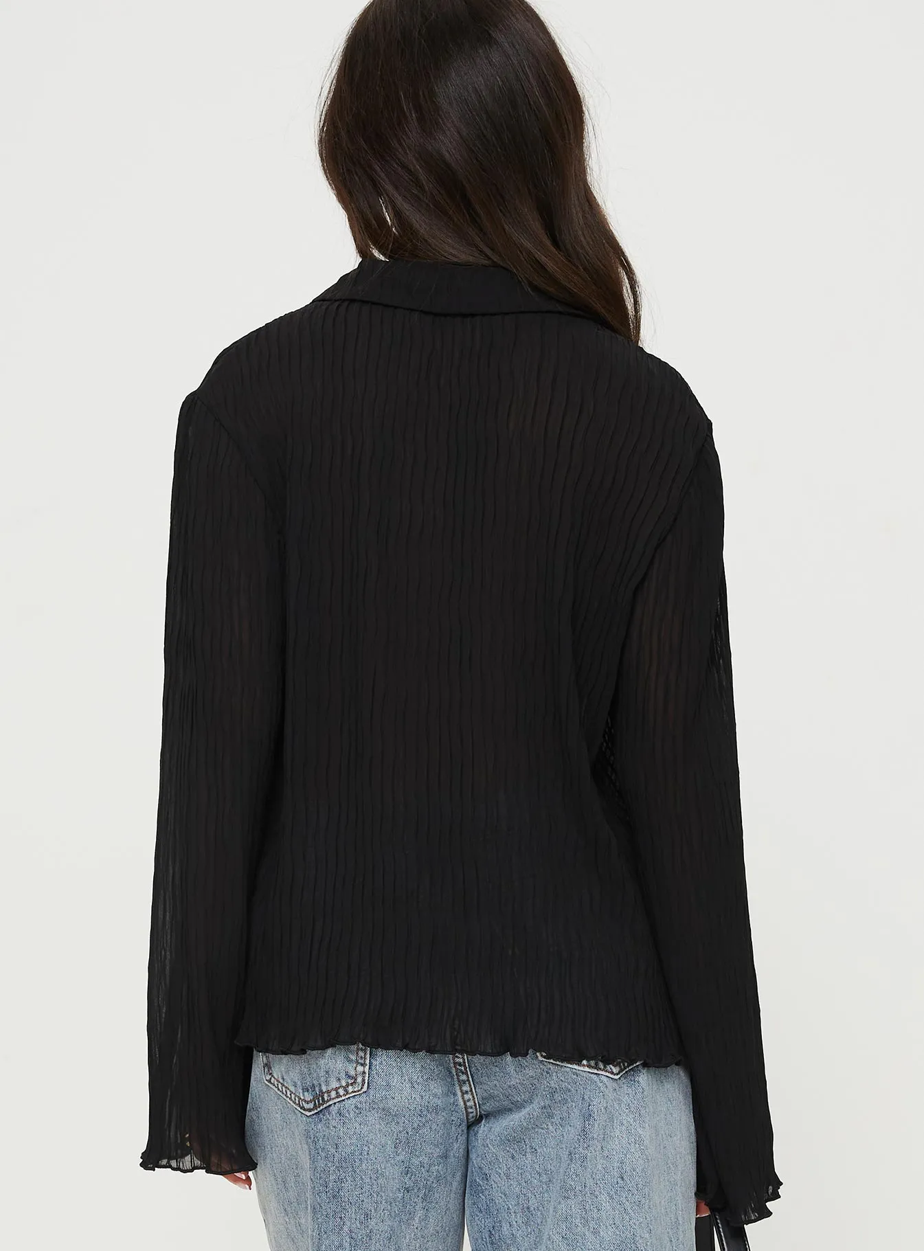 Selma Shirt Black sold by Princess Polly product image thumbnail 5