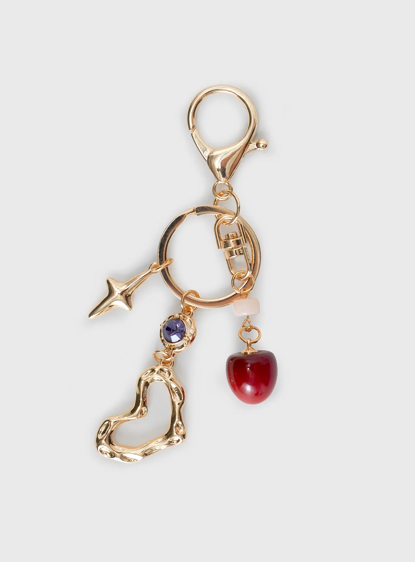 Shades Of Love Keyring Gold sold by Princess Polly product image thumbnail 2