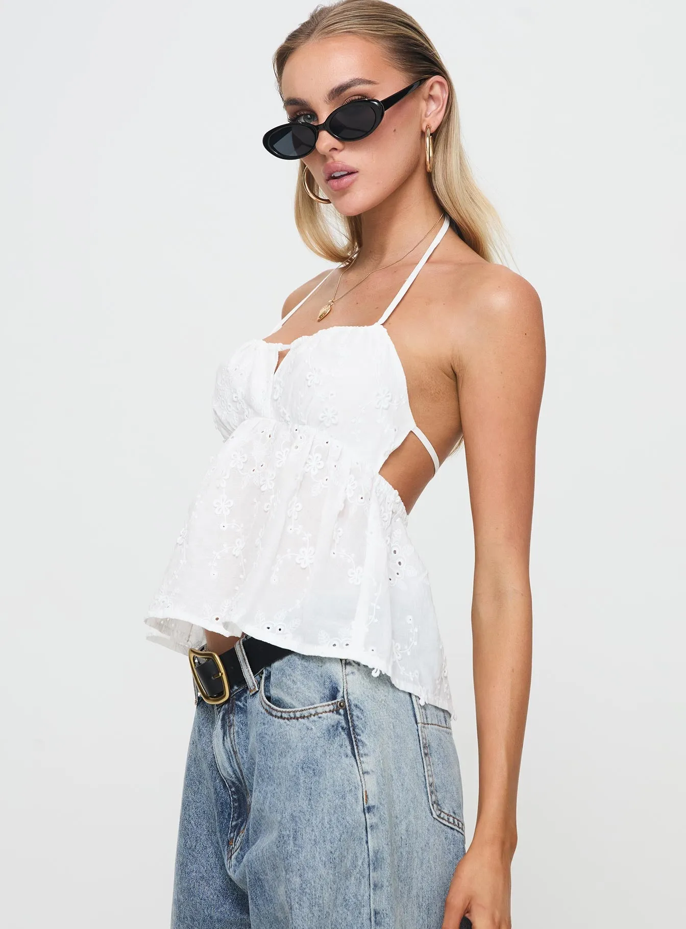 Guerin Top White sold by Princess Polly product image thumbnail 4