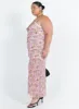 Emily Maxi Dress Pink Floral Curve sold by Princess Polly