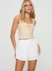 Rigs Shorts White sold by Princess Polly